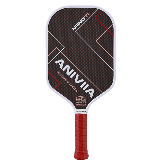【預購 預計2026年6月底到貨】ANIVIIA 球拍｜Nano Ti 紅色 7.9oz (2026 全新 T700S+MPP內芯)