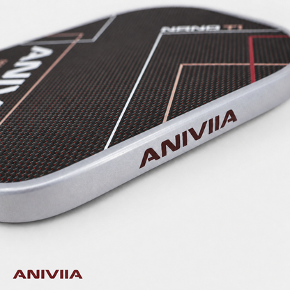 ANIVIIA 球拍｜Nano Ti 紅色 7.9oz (2026 全新 珍珠邊框升級版)